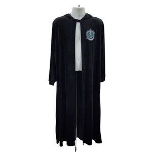 Harry Potter Wizarding World Adult One Size Robe Cape Slytherin Velvet Hooded